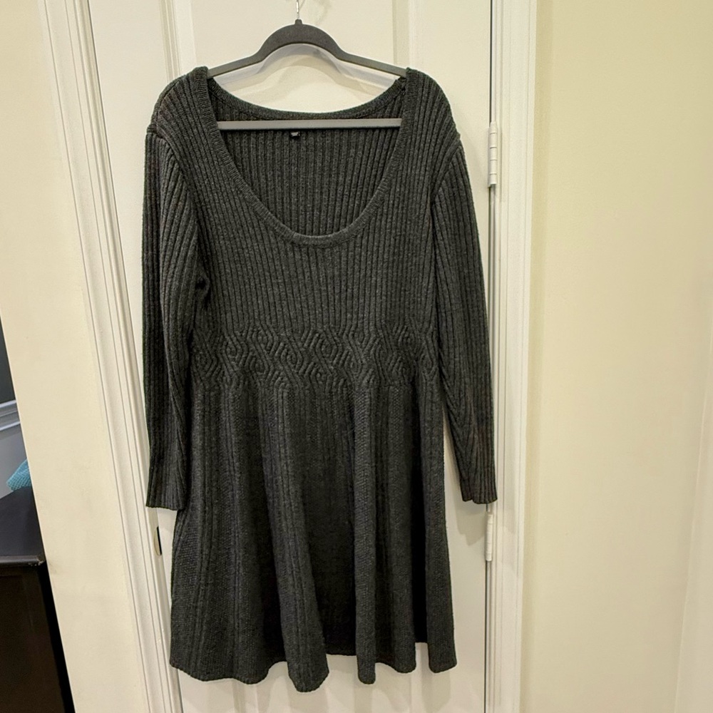 Lane Bryant Fit & Flare Sweater Dress